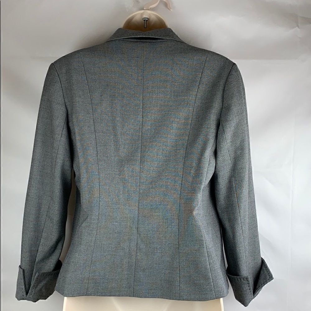 Talbots Grey Single button career blazer - Picture 5 of 8